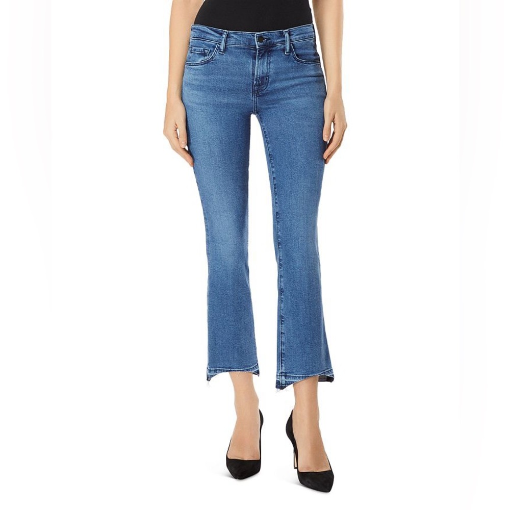 J Brand Selena mid-rise crop boot jeans